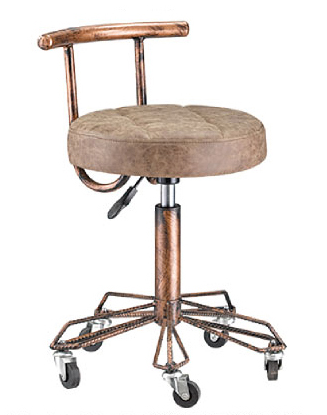 brass bar stools with wheels
